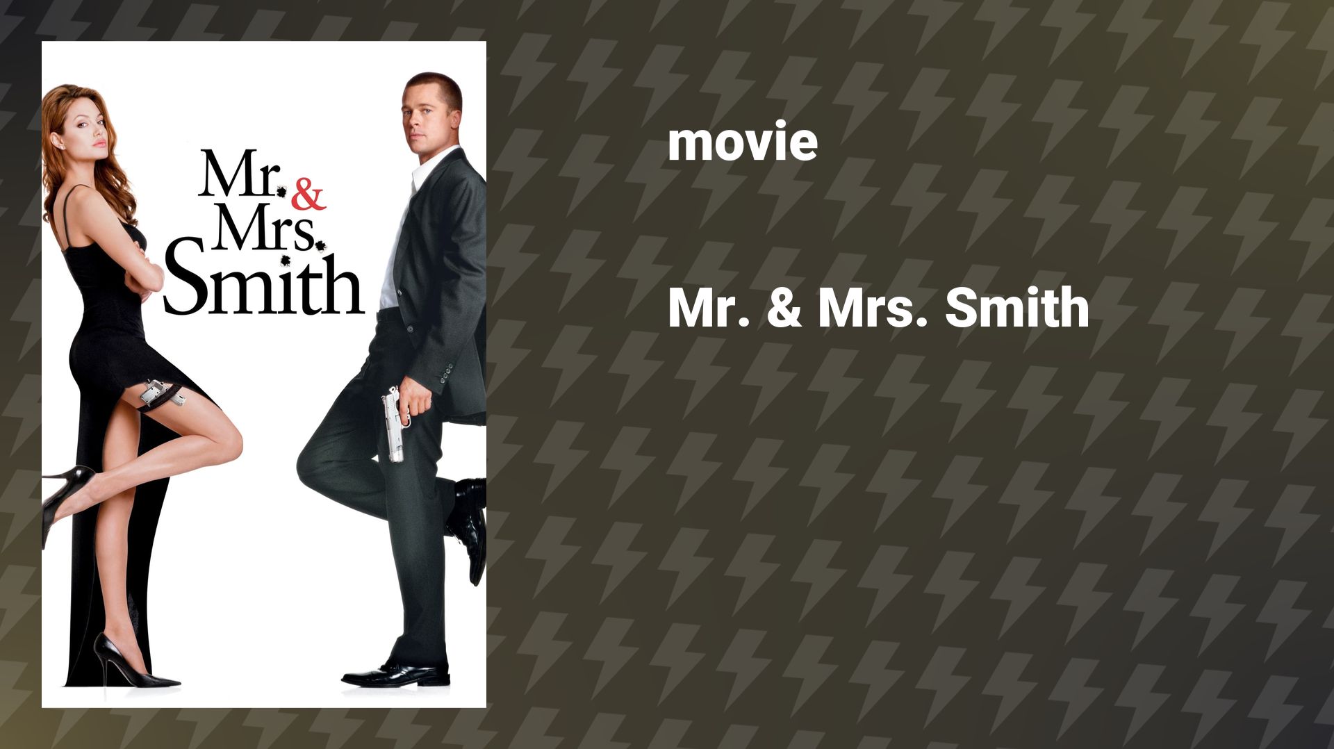 Mr. & Mrs. Smith (movie, 2005) смотреть онлайн