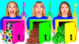 Выбери Правильный Ключ Челлендж # Смешные Ситуации с Едой от TeamTeen Challenge