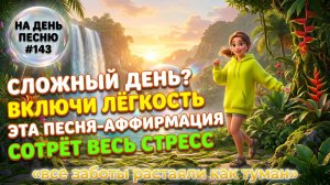 НА ДЕНЬ ПЕСНЮ #143 | ЛЕЧЕБНАЯ ПЕСНЯ-АФФИРМАЦИЯ ОТ СТРЕССА | «Все заботы растаяли как туман»
