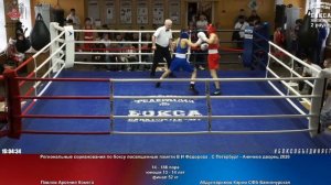 186 финал 52кг Павлов Арсений Комета Абдулкаримов Карим СФБ Байконурская
