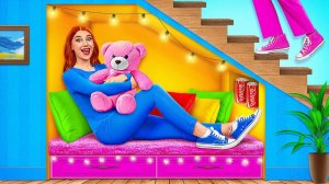 Секретный Домик Под Кроватью # Сумасшедший Челлендж от Mega DO Challenge