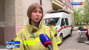 В Геническе школьников научили действовать в чрезвычайных ситуациях не по учебникам, а на практике