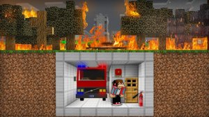 КАК МНЕ ПЕРЕЖИТЬ ЭТОТ ЛЕСНОЙ ПОЖАР В МАЙНКРАФТ Компот Minecraft