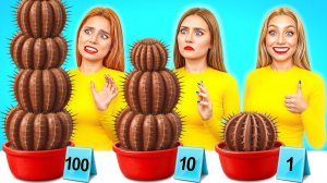 100 Слоев Еды Челлендж # Сумасшедшие Кулинарные Идеи от Mega DO Challenge