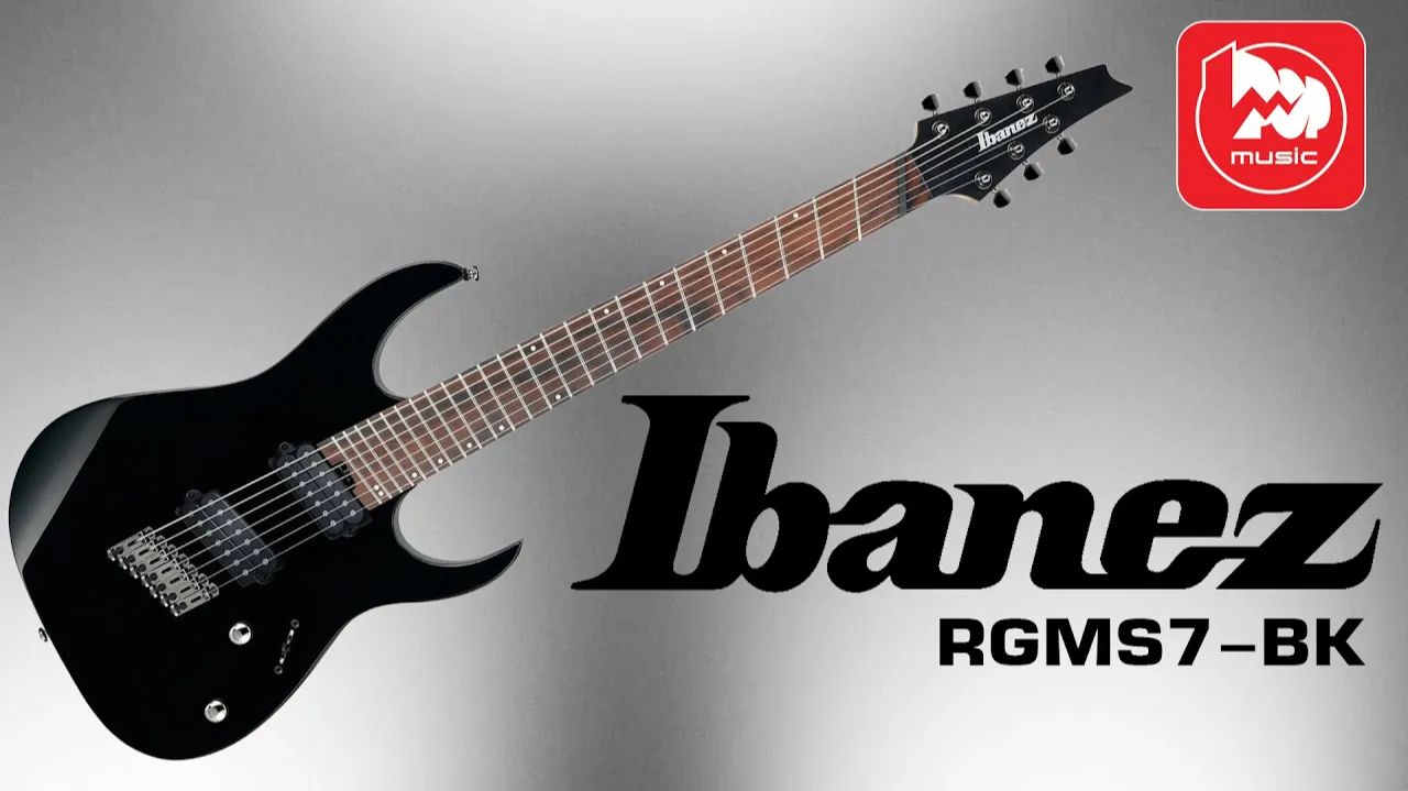 Ibanez RGMS7-BK электрогитара мультимензура 7 струн
