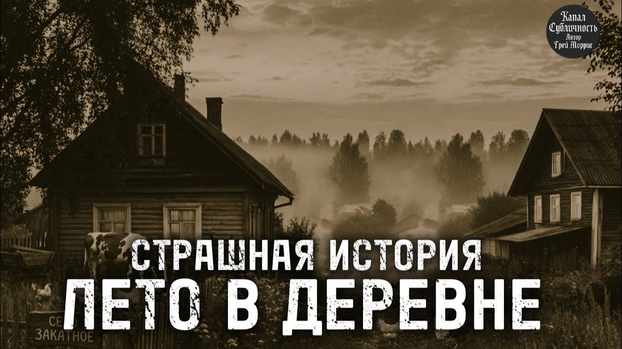ПОЕЗДКА В ДЕРЕВНЮ.СТРАШНАЯ ИСТОРИЯ.