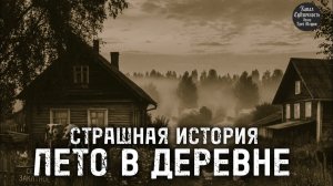 ПОЕЗДКА В ДЕРЕВНЮ.СТРАШНАЯ ИСТОРИЯ.