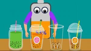 Drinking Bubble Tea   Asmr mukbang   Asmr Drinking Sound   Mukbang Animation #14   NCR Animation