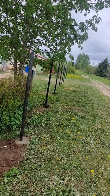 Начинаем делать забор)