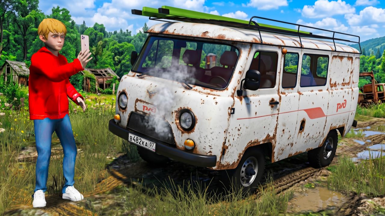 НАШЕЛ РЖАВУЮ БУХАНКУ В ЛЕСУ ! БРОШЕННЫЙ УАЗ - ЖИЗНЬ ПЕРЕКУПА В GTA 5