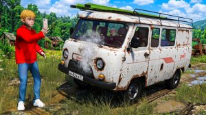 НАШЕЛ РЖАВУЮ БУХАНКУ В ЛЕСУ ! БРОШЕННЫЙ УАЗ - ЖИЗНЬ ПЕРЕКУПА В GTA 5