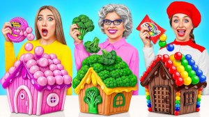 Кулинарный Челлендж Я против Бабушки  Вкусные Кухонные Рецепты