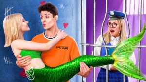 Я Стала РУСАЛКОЙ в Тюрьме! 🧜♀️ Шок-Мейковер за Решеткой ради Популярности! 🛑✨