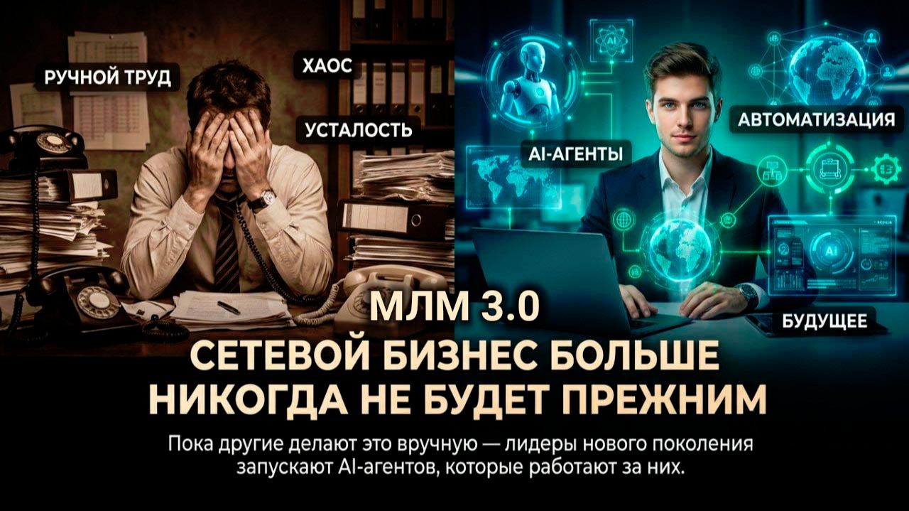 МЛМ 3.0: AI-агент берет всю вашу работу на себя. И вот что он уже умеет...