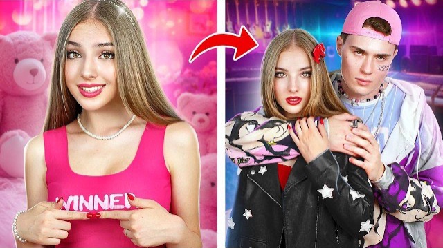 💔 ТРАНСФОРМАЦИЯ ИЗ SOFT GIRL В ALT GIRL! 🖤 Изменилась ради ДЕРЗКОГО парня! ⛓️