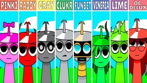INCREDIBOX SPRUNKI: OWAKCX 🌀 VS RADDY 🎤 VS CLUKR 🔧 VS FUN BET 🎲 VS VINERIA 🌿 — ВСЕ ВЕРСИИ! ⚔️