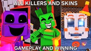 Fart By Night — ВСЕ УБИЙЦЫ И СКИНЫ: геймплей и победа (Roblox)