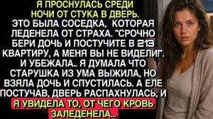 НОЧЬЮ СОСЕДКА ВЕЛЕЛА БЕЖАТЬ В 213… ДВЕРЬ РАСПАХНУЛАСЬ — И КРОВЬ ЗАЛЕДЕНЕЛА…