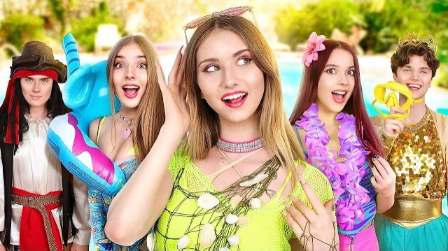 👑 МАСКАРАД У БАССЕЙНА! 🎭 Мой ОТПУСК МЕЧТЫ превратился в БИТВУ КОРОЛЕВ! 👙