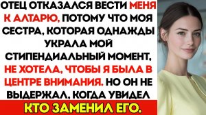 Мой отец отказался вести меня под венец, потому что моя сестра, которая ненавидит меня, заставила