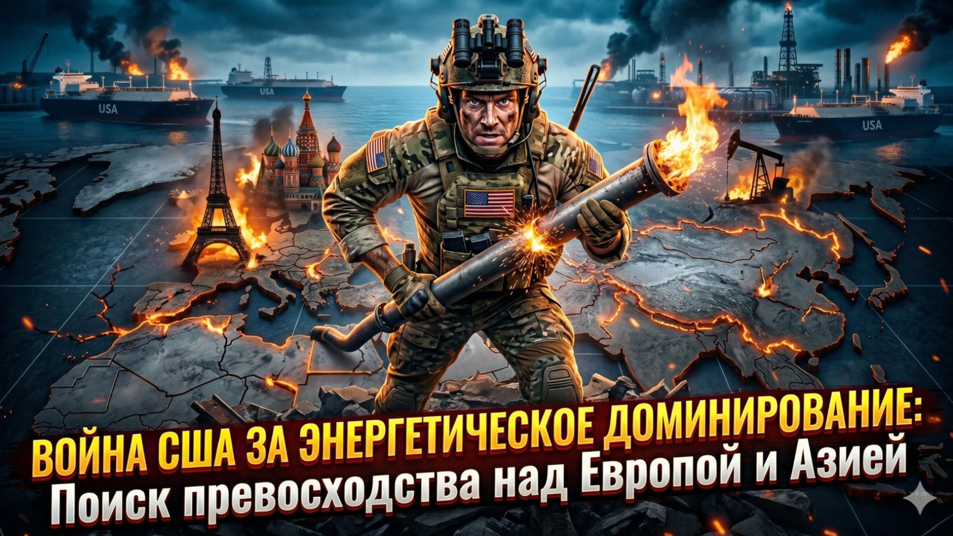 ⛽Брайан Берлетик |Кровавая нефть: США развязывают войны, чтобы задушить Европу и Азию своей энергией