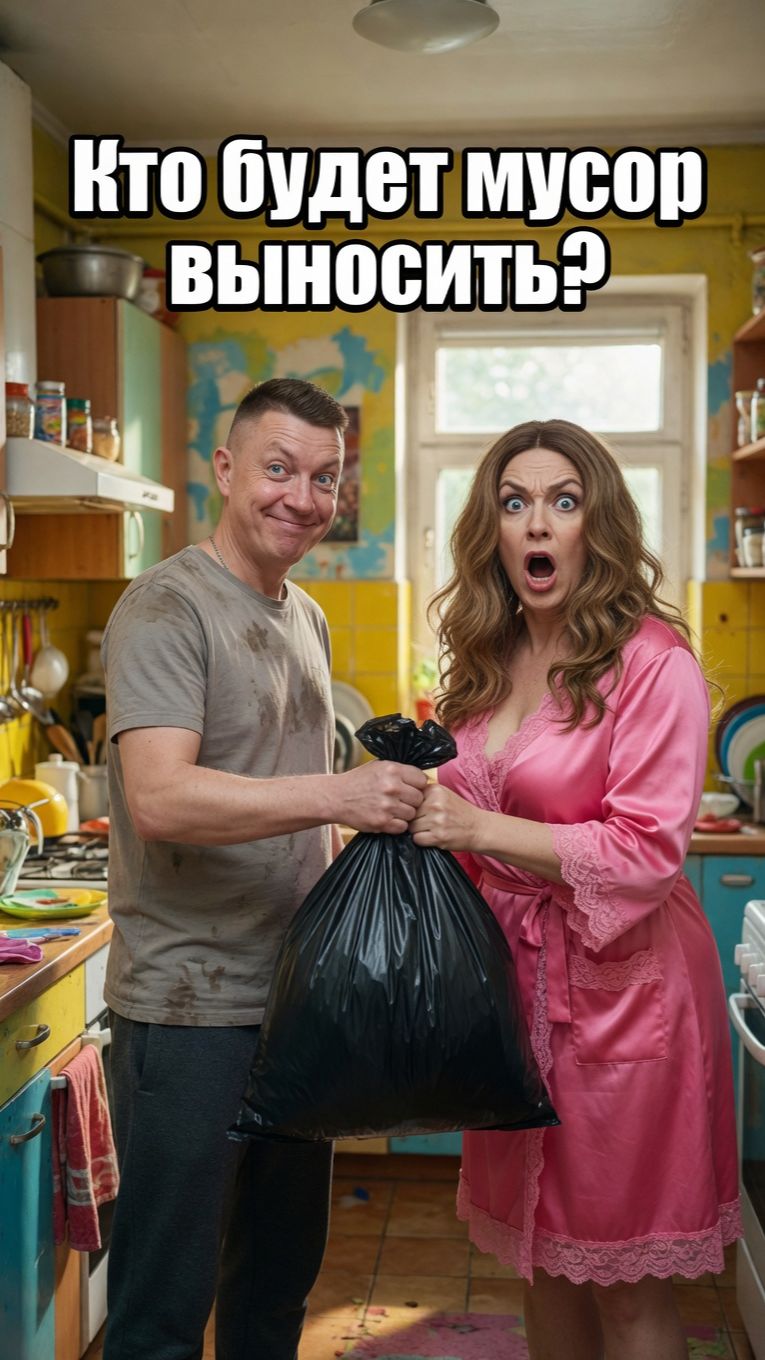 Кто будет мусор выносить? 😂 Классика