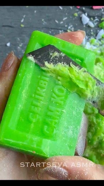 🧼 ASMR Мыло | Хруст, резка кубиков, блёстки и пена | Антистресс
