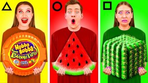 Геометрический Челлендж с Едой с TeamTeen Challenge