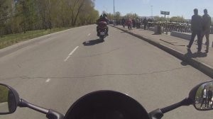 на R1 по Красноярску 160526 на открытие мото сизона ч2