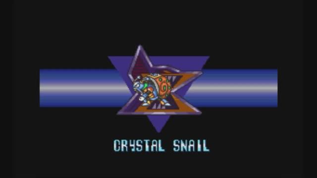 Super Nintendo (Snes) 16-bit Mega Man X 2 Stage 9 Crystal Snail Прохождение