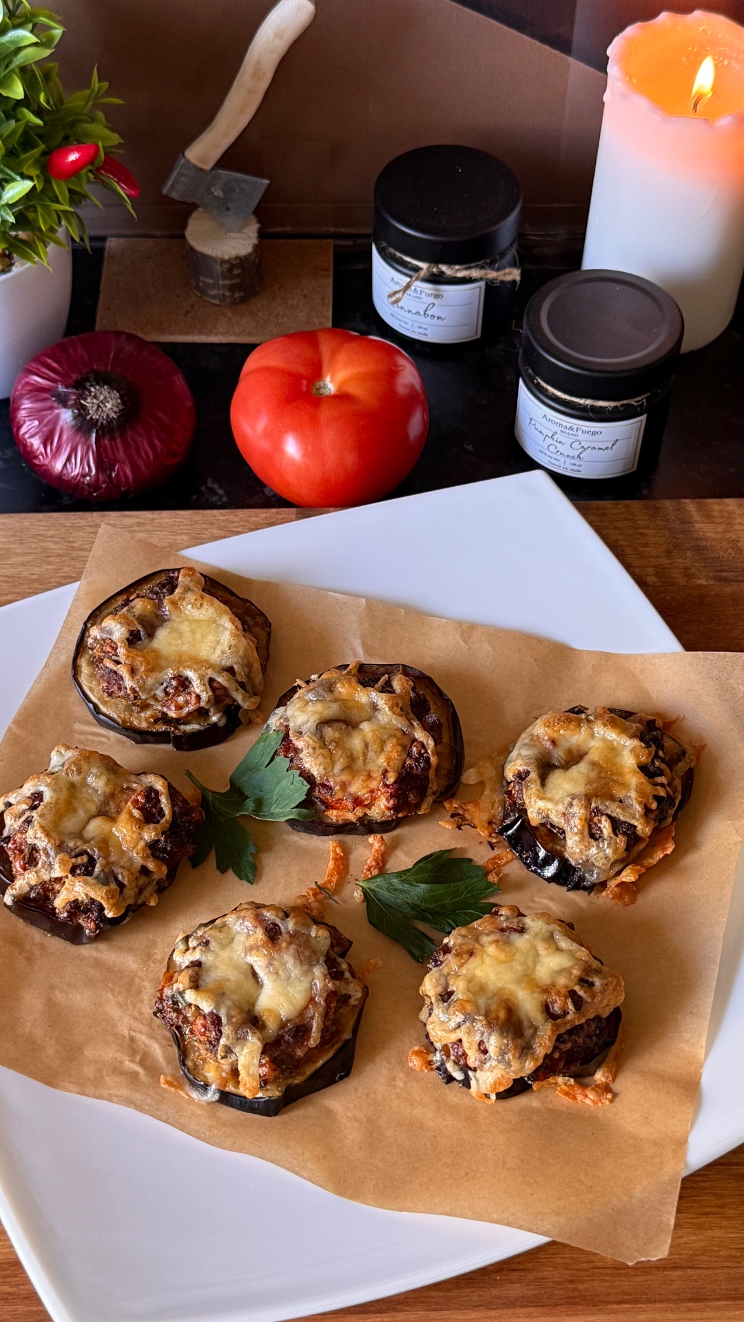 Ужин «Синенькие по-царски» 🍆 🥩 🧀