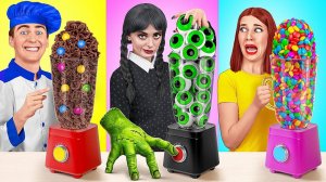Кулинарный Челлендж# Уэнсдей Против Бабушки # Съедобная Битва от Mega DO Challenge