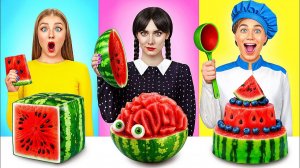 Кулинарный Челлендж# Уэнсдей Против Бабушки # Кухонные Войны от Mega DO Challenge