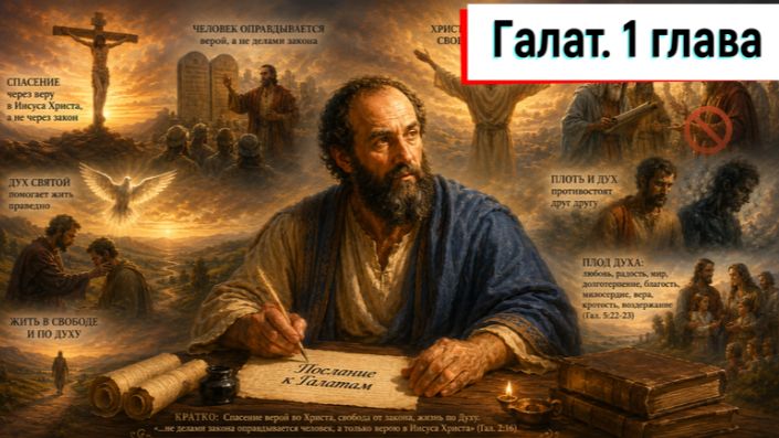 Галатам 1:1-24