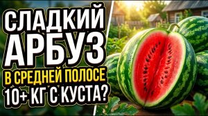 Все секреты сладкого сочного арбуза! Как получить огромный урожай арбузов в средней полосе России