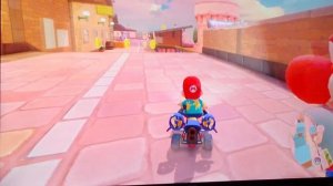 путешествуют по морю. Mario kart world
