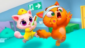 Суровый КОТИК БУБУ и МИМИ №4. Котик заболел. Игра Bubbu & Mimmi World на Хвостик ТВ