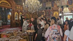 Святое Причастие у Богородицы Айа Напа