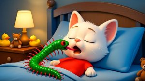🐱🐛 Любопытный котёнок встречает маленького гостя | Анимационный рассказ