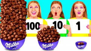 100 Слоев Еды Челлендж # Смешные Челленджи с Едой от TeamTeen Challenge