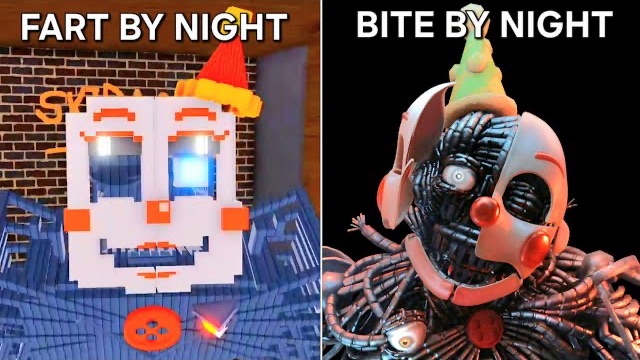 Fart By Night против Bite By Night: геймплей и победа с Эннардом (Roblox)