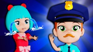 Мой Папа Полицейский 👮♂️🚓🚨 # Мультики для Малышей & Lights Kids Детские Песни