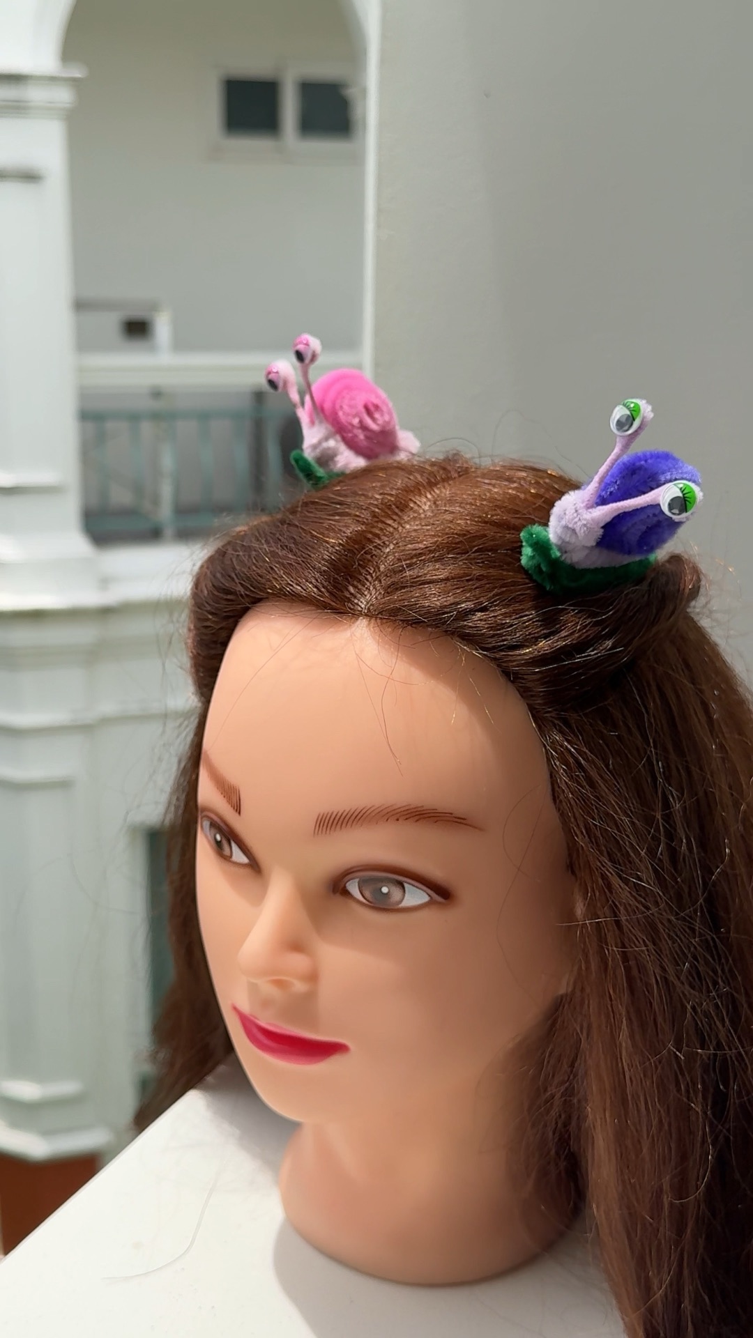 Милые улитки 🐌 из пушистой проволоки 🩷💜