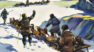 Русский штурман Семен Челюскин на собачьих упряжках достиг самой северной оконечности Евразии