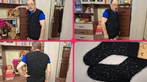 17.05.26 🧶ЖИЛЕТ ДЛЯ МУЖА И НОСОЧКИ 🧶ОБЗОР И ПРИМЕРКА 🧶