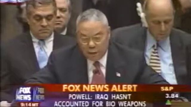 Colin Powell Speech To The United Nations Regarding Iraq WMD