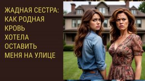Жадная сестра хотела оставить меня на улице | Аудио рассказы | Аудиокниги онлайн| Жизненные истории