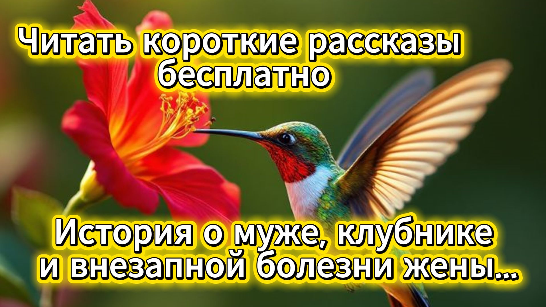 Читать короткие рассказы бесплатно: история о муже, клубнике и внезапной болезни жены | Домохозяйка