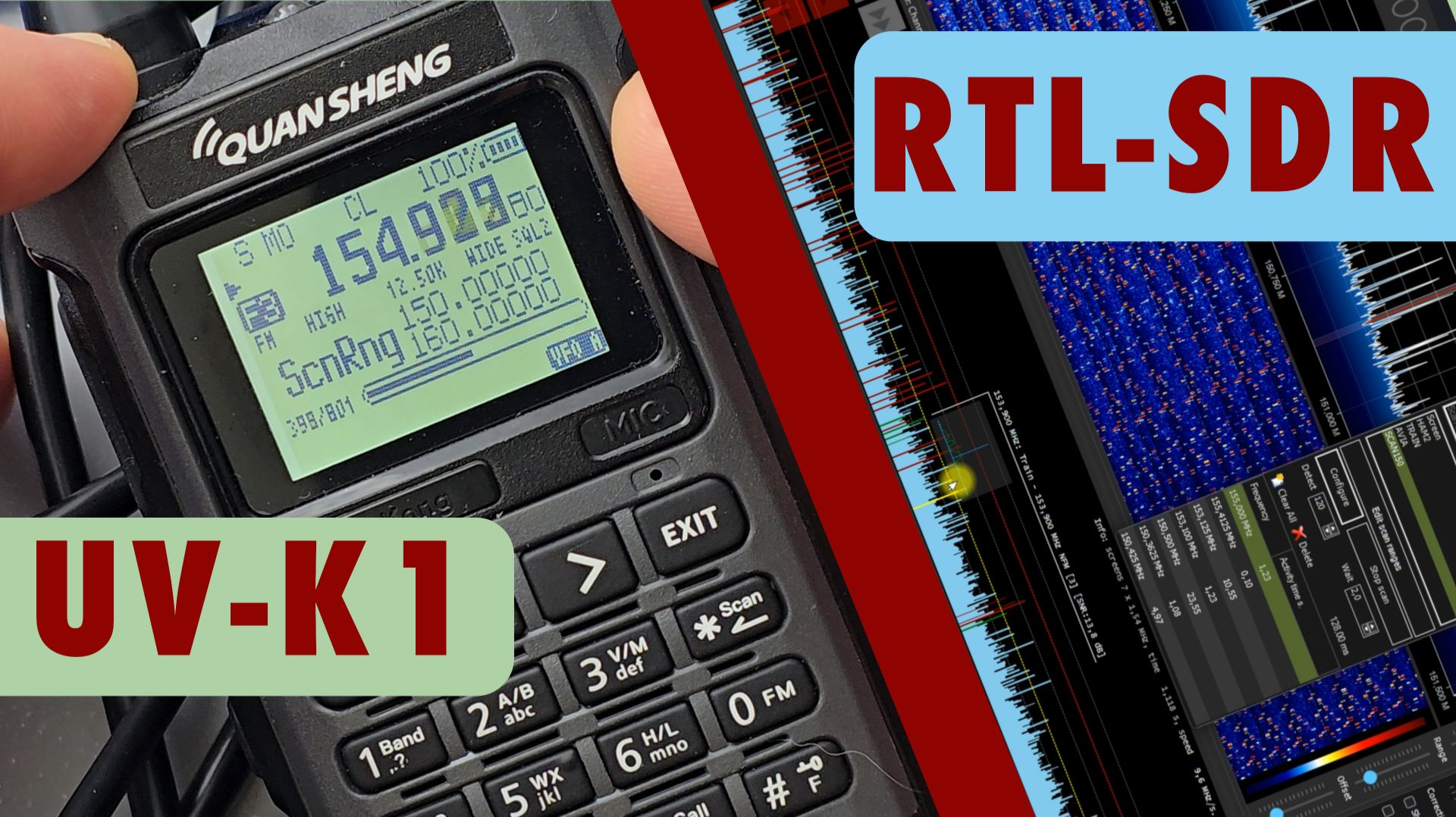 Лучшее сканирование? Сравниваем QuanSheng UV-K1 и RTL-SDR V4 смотреть онлайн