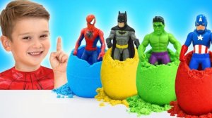 🍿Майк превращается в супер героя и играет с гигантскими яйцами
